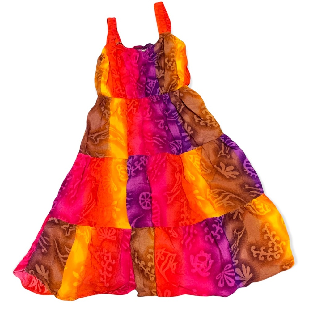 Coco Beach Hawaii | LIKE NEW | Girl’s | Sunset Sleeveless Midi Dress | XL